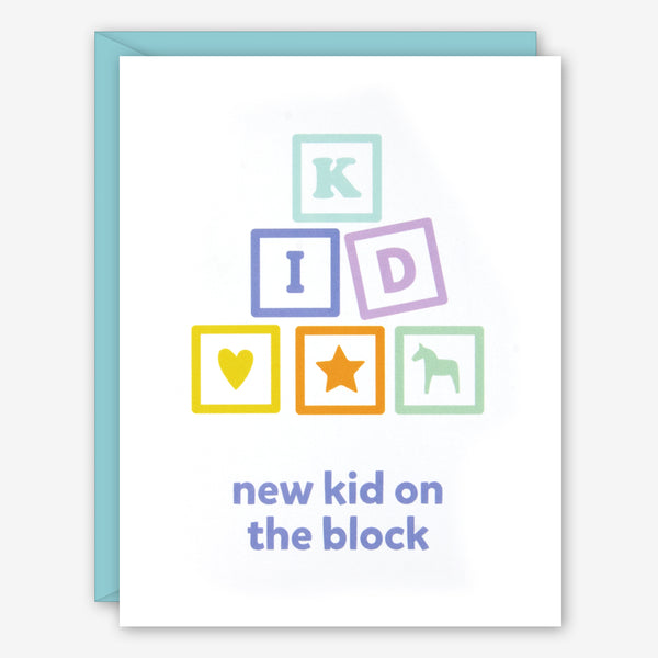 Graphic Anthology Baby Card: New Kid on the Block