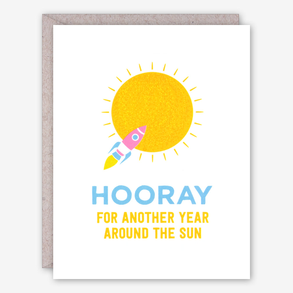 Graphic Anthology Birthday Card: Around the Sun