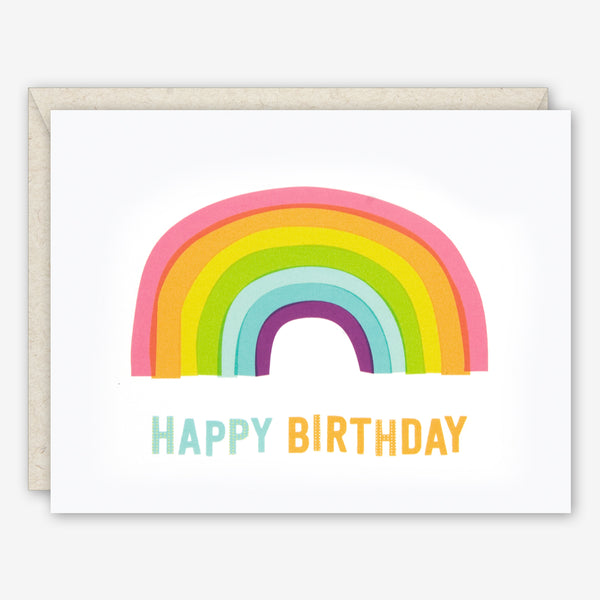 Graphic Anthology Birthday Card: Rainbow