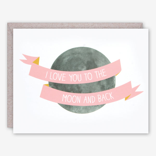Graphic Anthology Love Card: Moon & Back