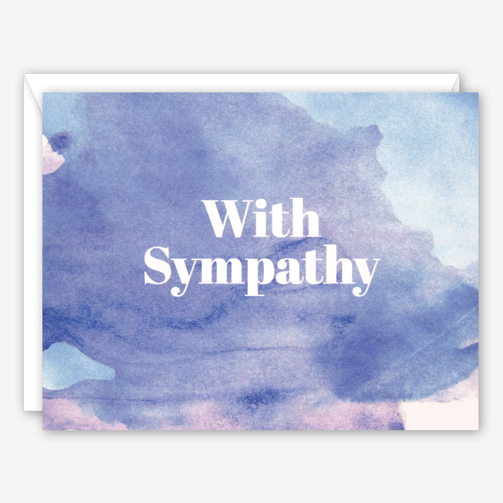Graphic Anthology Sympathy Card: With Sympathy