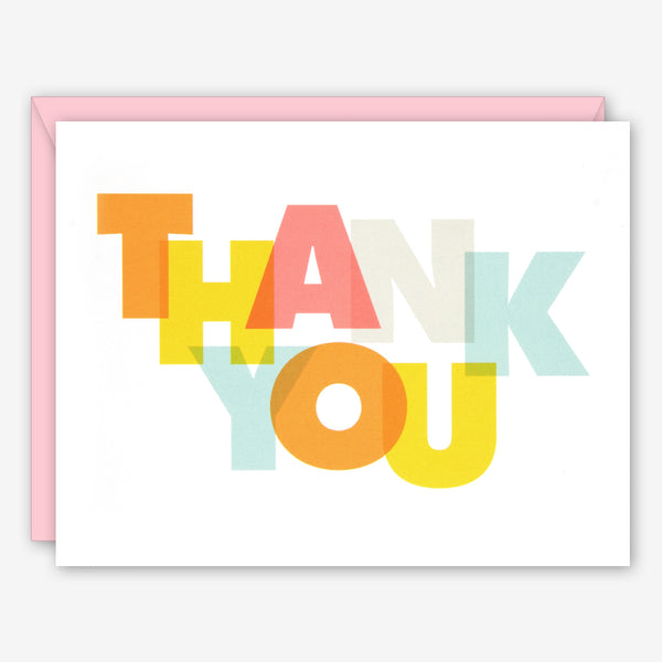 Graphic Anthology Thank You Card: Modern