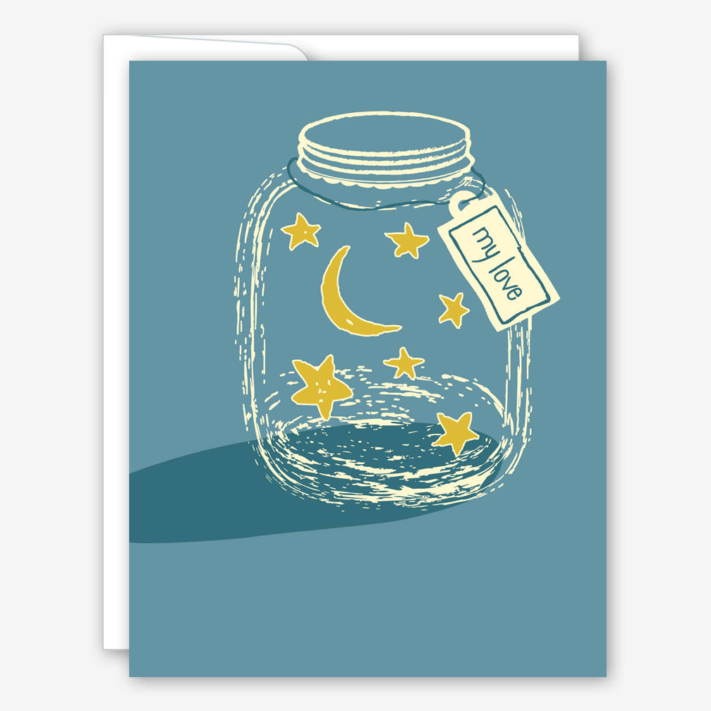 Great Arrow Anniversary Card: Jar of Stars
