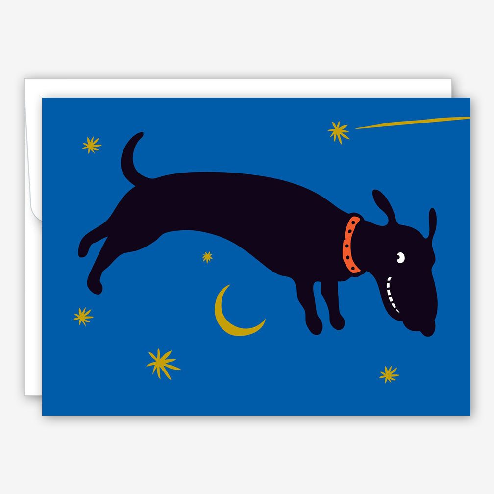 Great Arrow Anniversary Card: Over the Moon Dog
