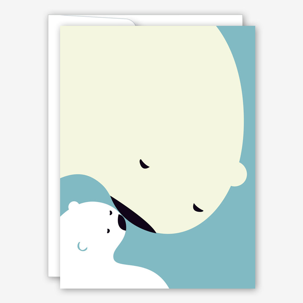 Great Arrow Baby Card: Polar Bear Baby