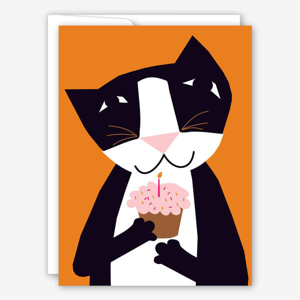 Great Arrow Birthday Card: Cupcake Kitty Cat