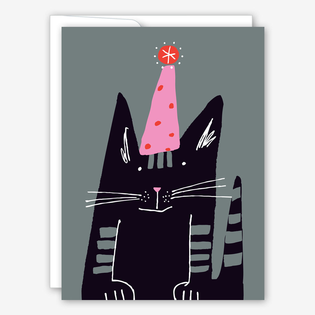 Great Arrow Birthday Card: Scratchy Part Cat