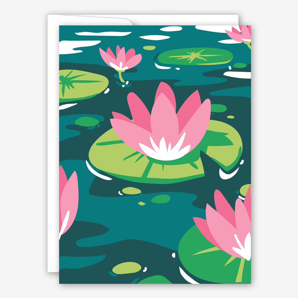 Great Arrow Blank Note Card: Water Lily