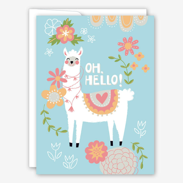 Great Arrow Blank Note Card: Oh Hello Llama