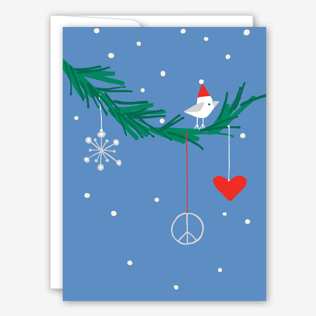 Great Arrow Christmas Card: Little Bird on Branch