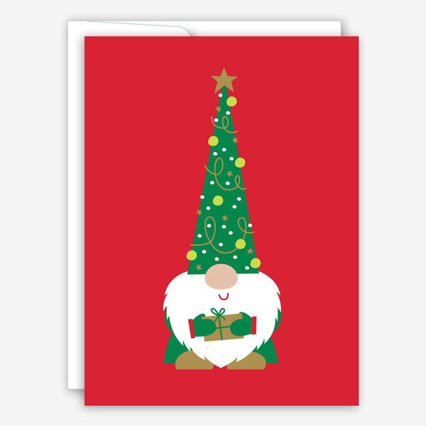 Great Arrow Christmas Card: Gnome With Metallic Detail