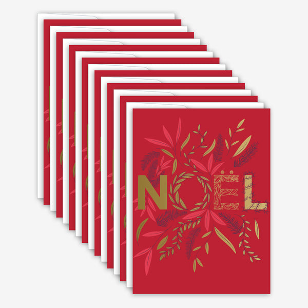 Great Arrow Christmas Box of Cards: Noel With Metallic Detail