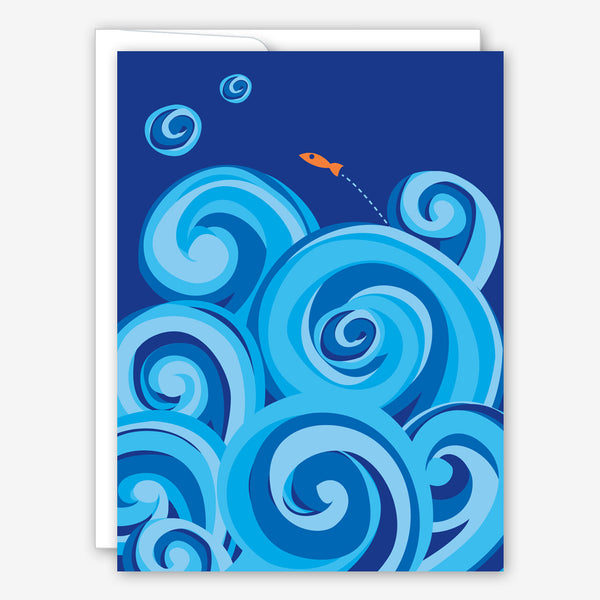 Great Arrow Congratulations Card: Fish in Ocean