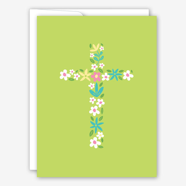 Great Arrow Easter Card: Floral Cross