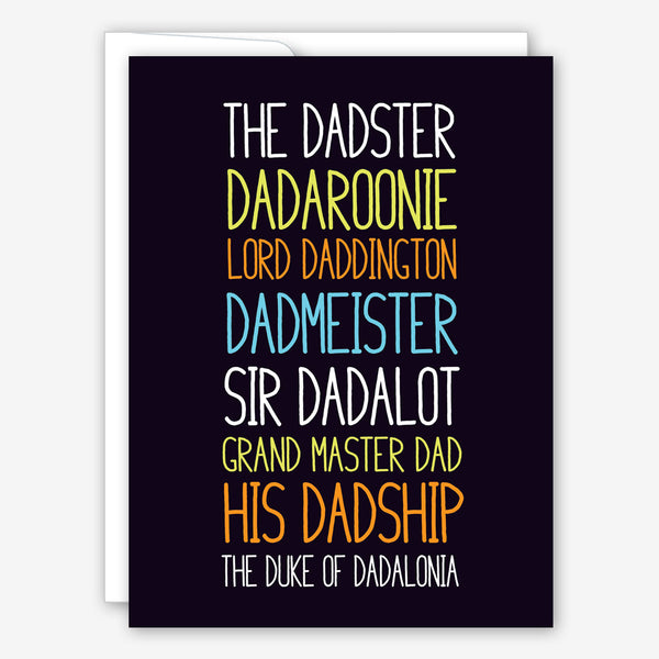 Great Arrow Father’s Day Card: Dadster Dadaroonie