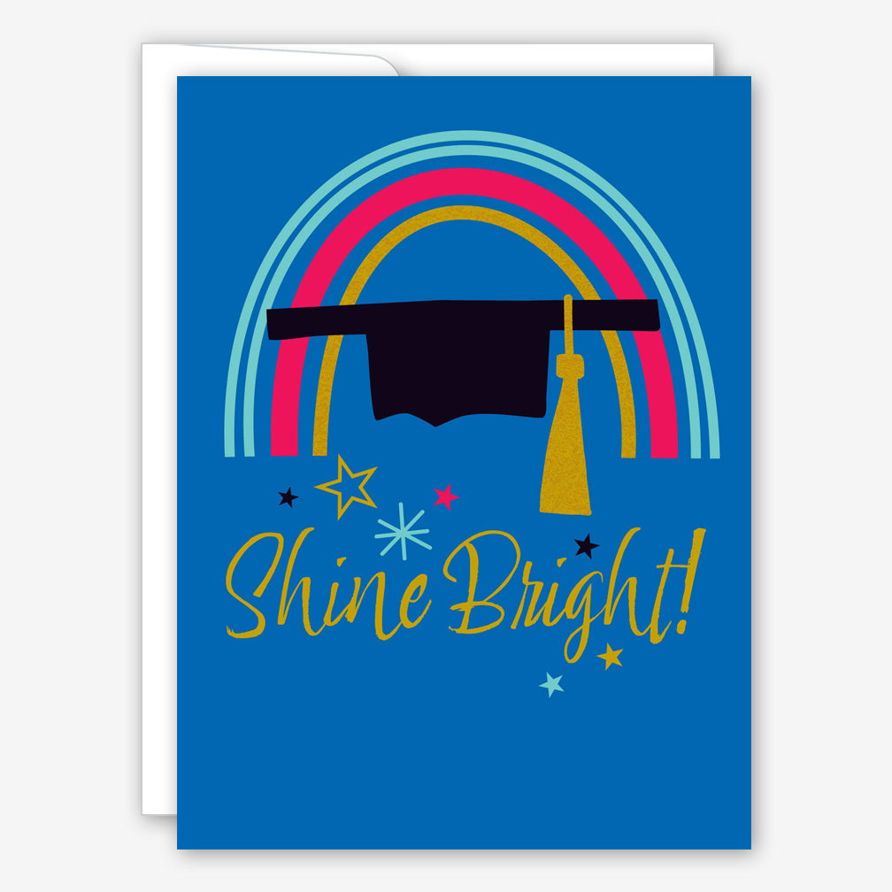 Great Arrow Graduation Card: Shine Bright Rainbow