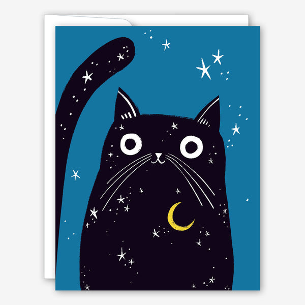 Great Arrow Halloween Card: Cat with Moon