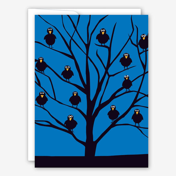 Great Arrow Halloween Card: Tree Full O' Crows