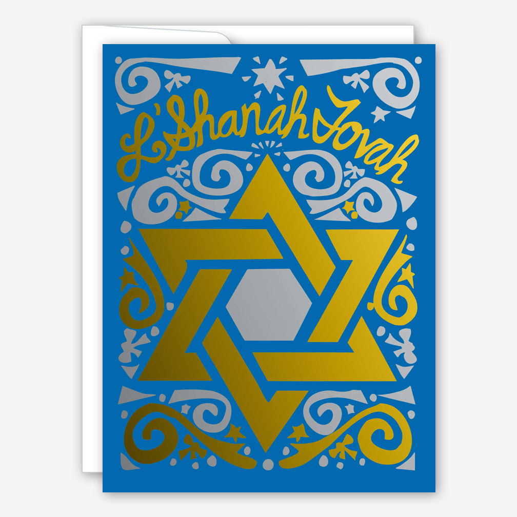 Great Arrow New Year’s Card: Intertwined Magen David
