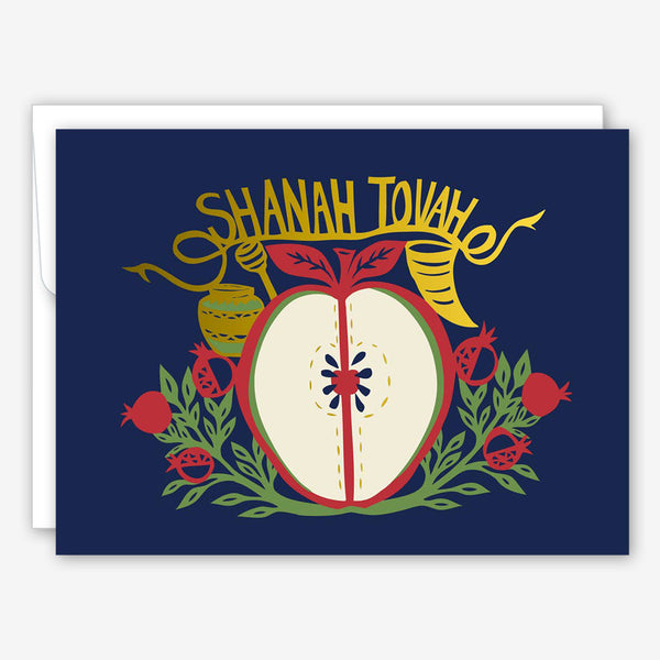 Great Arrow New Year’s Card: Metallic Papercut Shanah Tovah