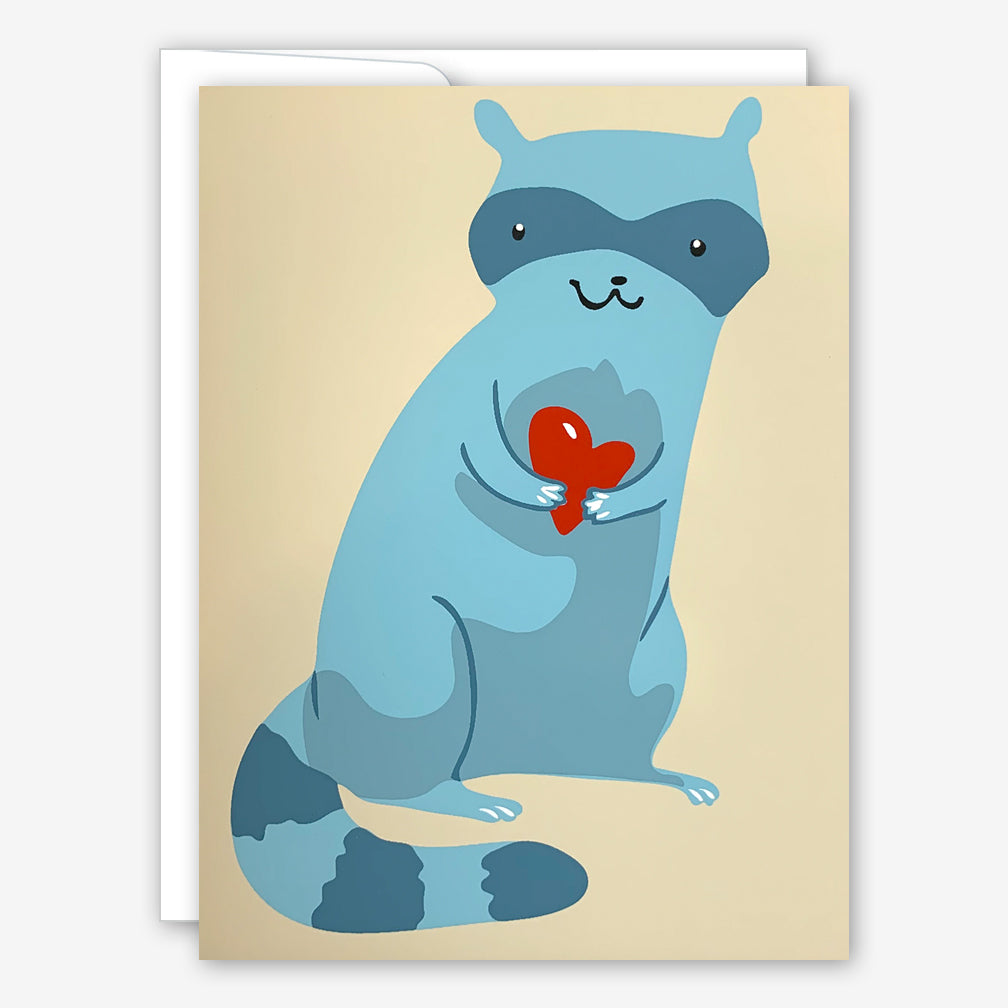 Great Arrow Love Card: Raccoon Love