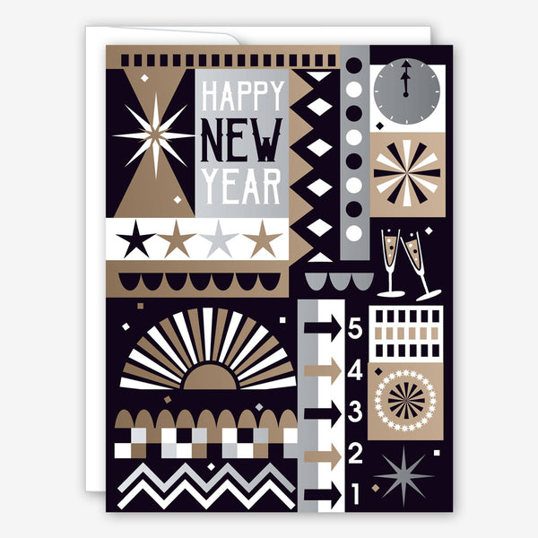 Great Arrow New Year’s Card: Metallic Count Down