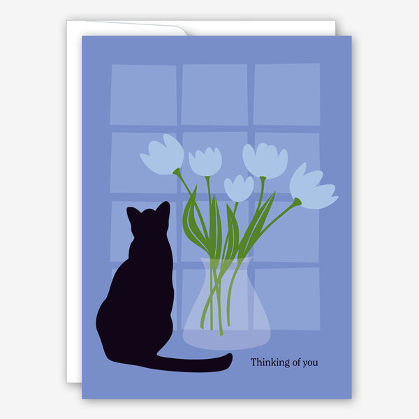 Great Arrow Pet Sympathy Card: Cat in the Window