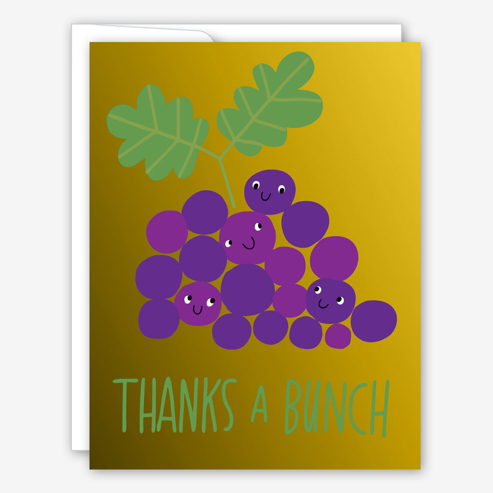 Great Arrow Thank You Card: Grapes Thanks a Bunch