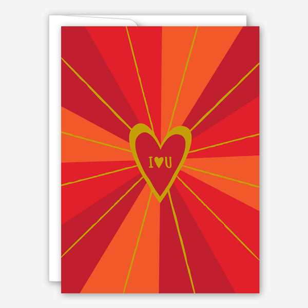 Great Arrow Valentine’s Day Card: I Heart U Sun