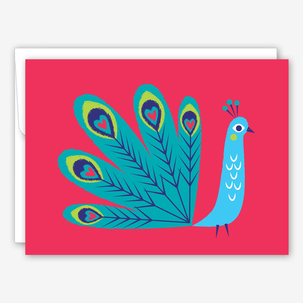 Great Arrow Valentine’s Day Card: Lovely Peacock