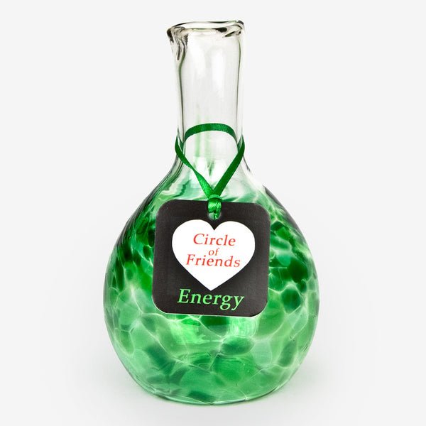 Henrietta Glass: Circle of Friends Vase: Energy/Green