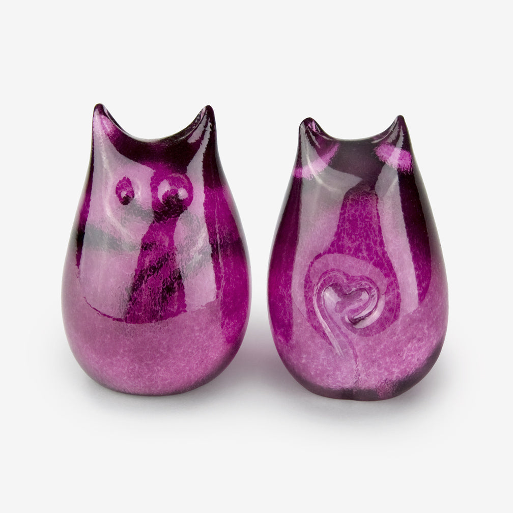 Henrietta Glass: Love Cats: Orchid