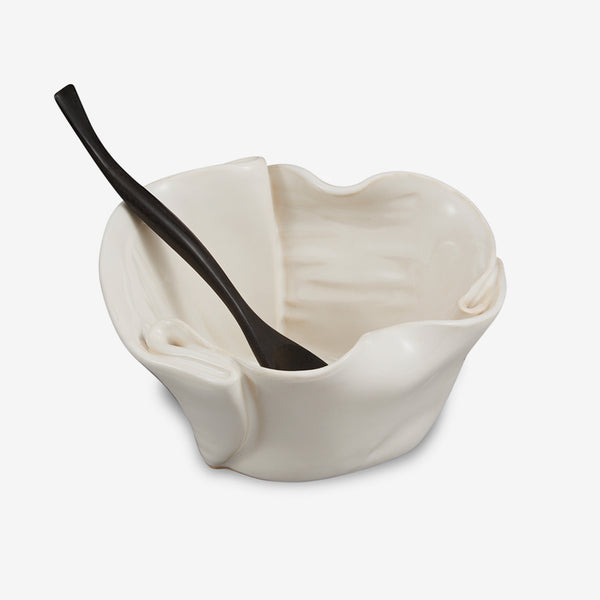 Hilborn Pottery Design: Guacomole Bowl: Simply White