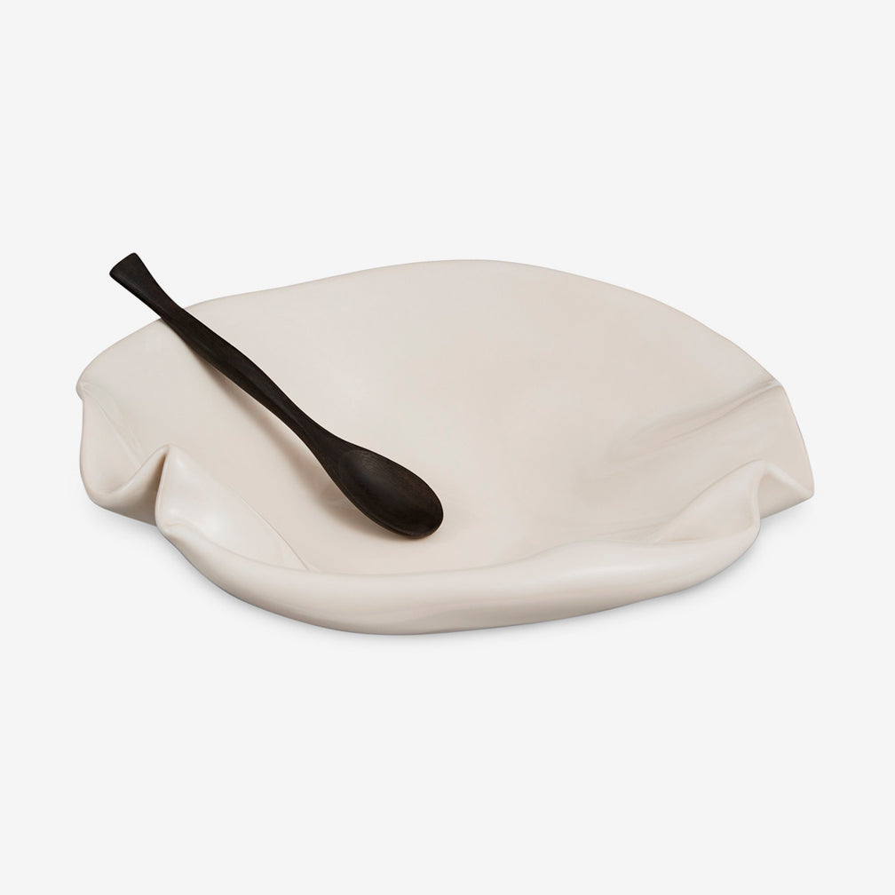 Hilborn Pottery Design: Tapenade Bowl: Simply White