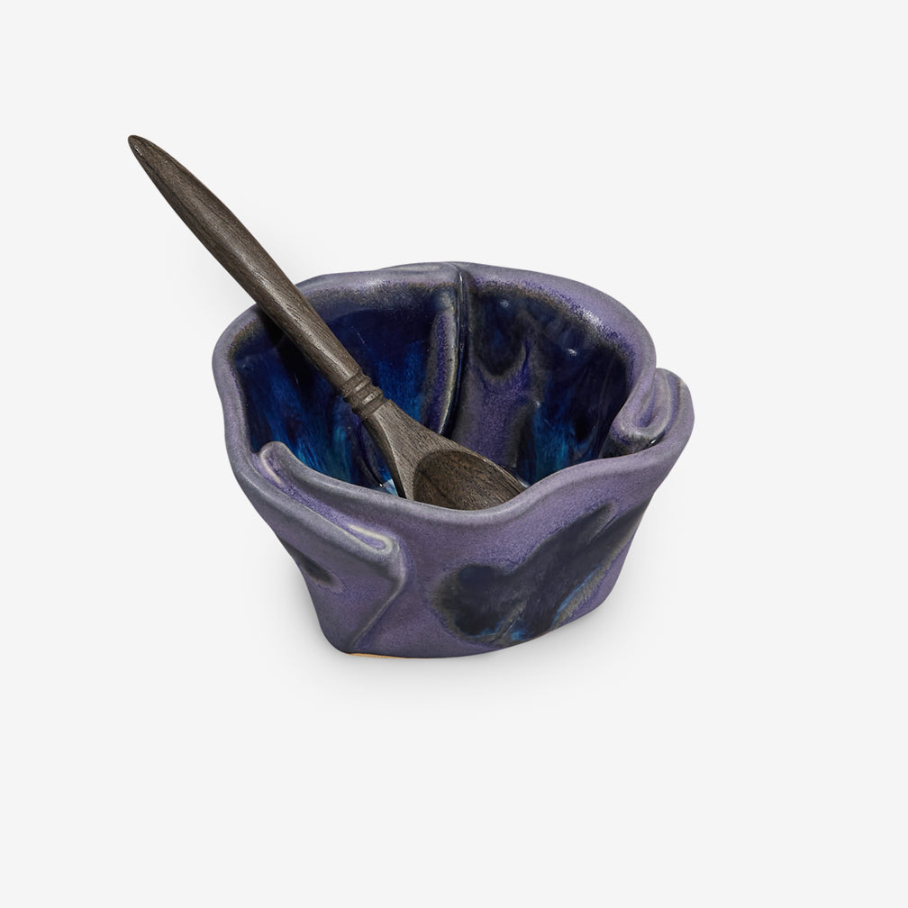 Hilborn Pottery Design: Tiny Pot: Periwinkle