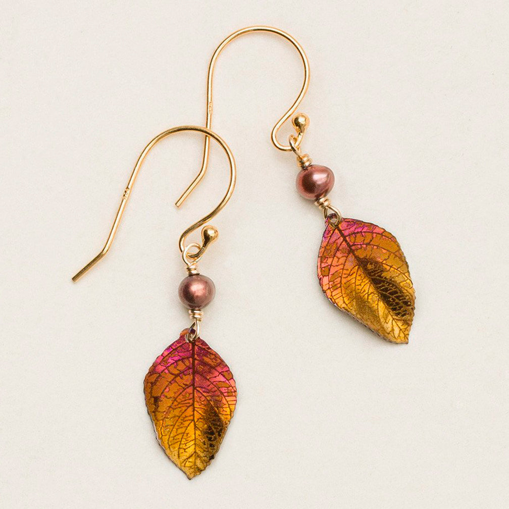 Holly Yashi: Healing Leaf Earrings