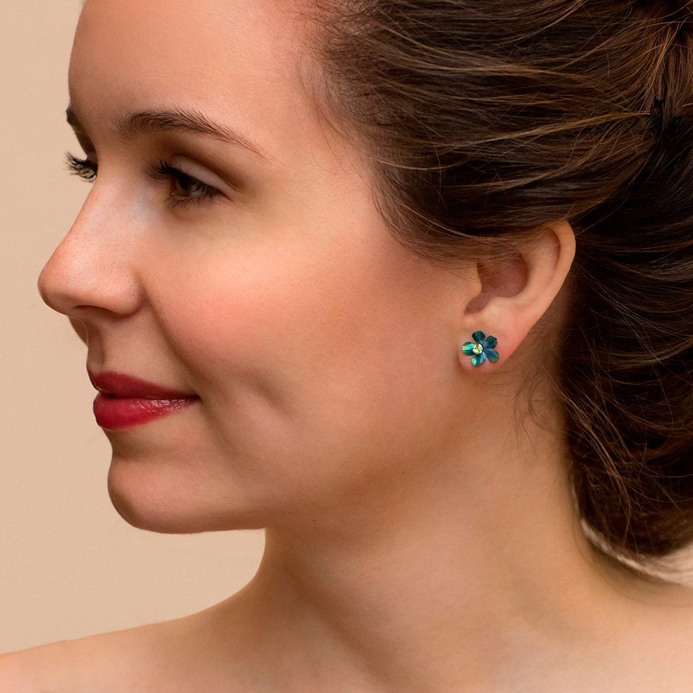 Holly Yashi: Plumeria Petite Post Earrings