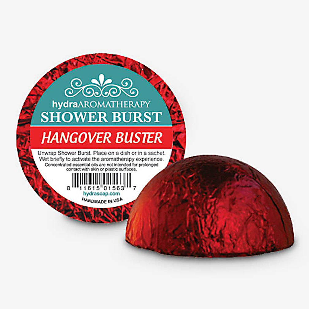 hydraAROMATHERAPY: Shower Burst: Hangover Buster
