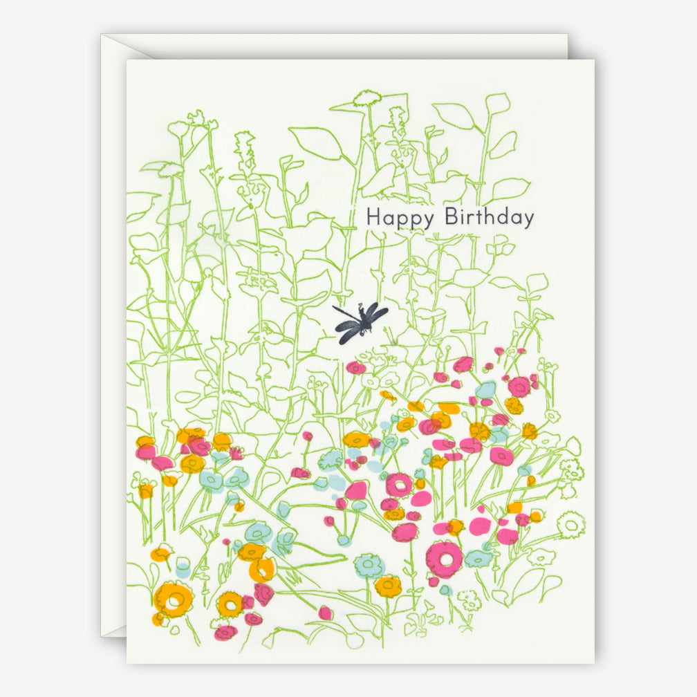 Ilee Papergoods: Birthday Card: Garden (A2)