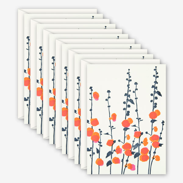 Ilee Papergoods: Everyday Card Six Pack: Hollyhock