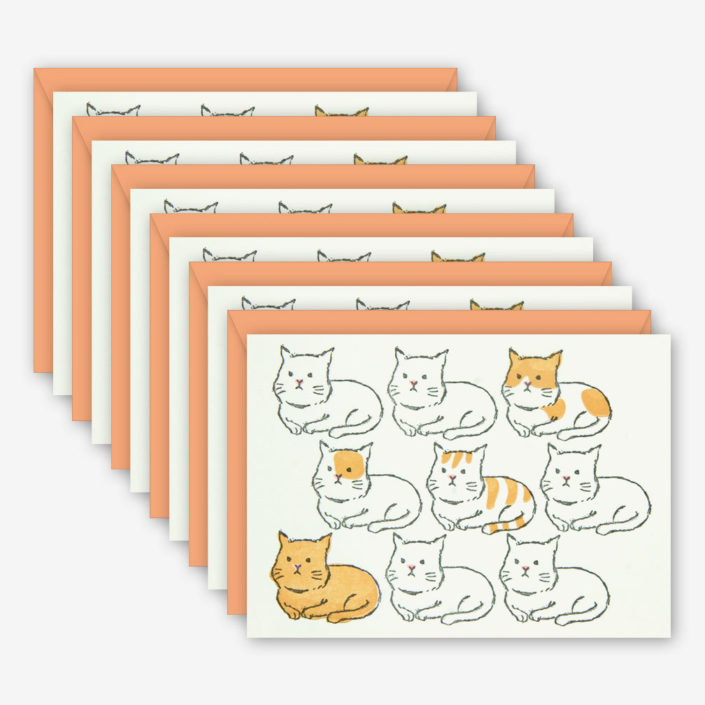 Ilee Papergoods: Everyday Card Six Pack: Cats