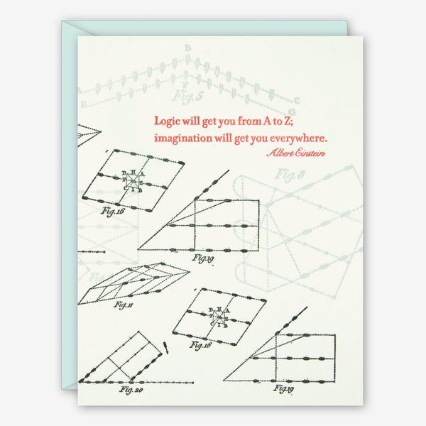 Ilee Papergoods: Everyday Card: Einstein Quote