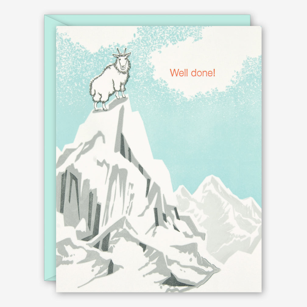 Ilee Papergoods: Graduation Card: Mountain Goat