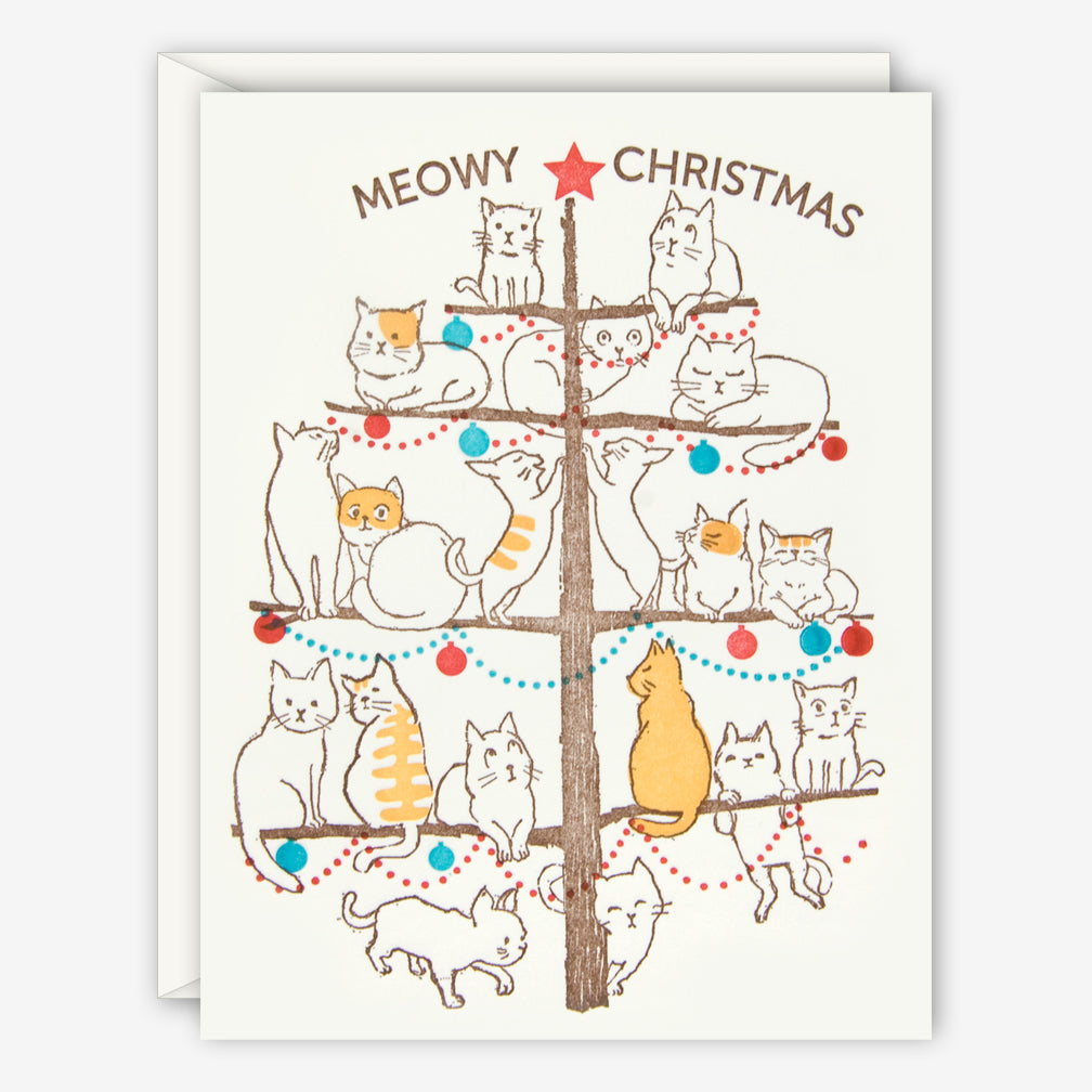 Ilee Papergoods: Holiday Card: Meowy Christmas