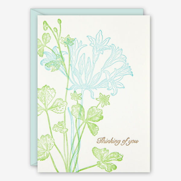 Ilee Papergoods: Sympathy Card: Plants, Thinking of You