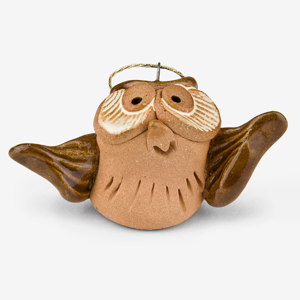 Little Guys: Ceramic Ornament: Owl