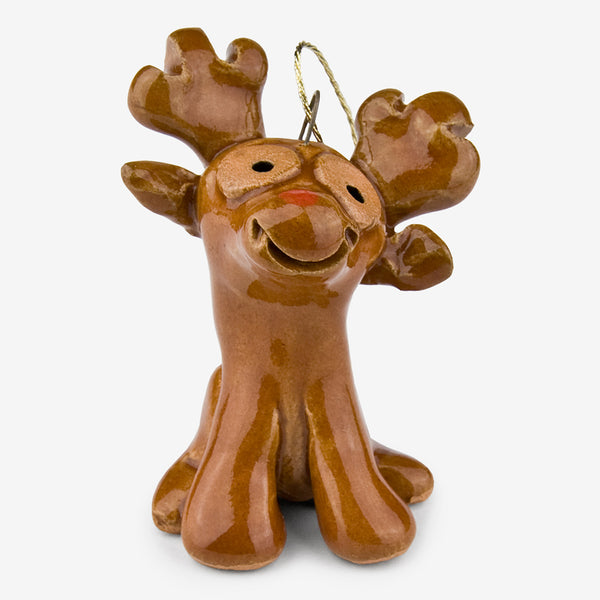 Little Guys: Ceramic Ornament: Reindeer