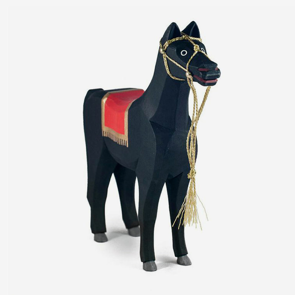 Copy of Lotte Sievers-Hahn Nativity: Black Arabian Horse, with Lead