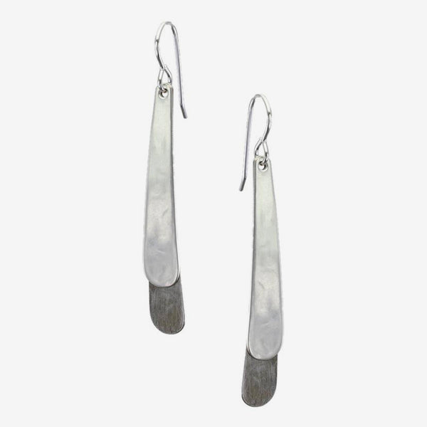 Marjorie Baer Wire Earrings: Layered Tapers