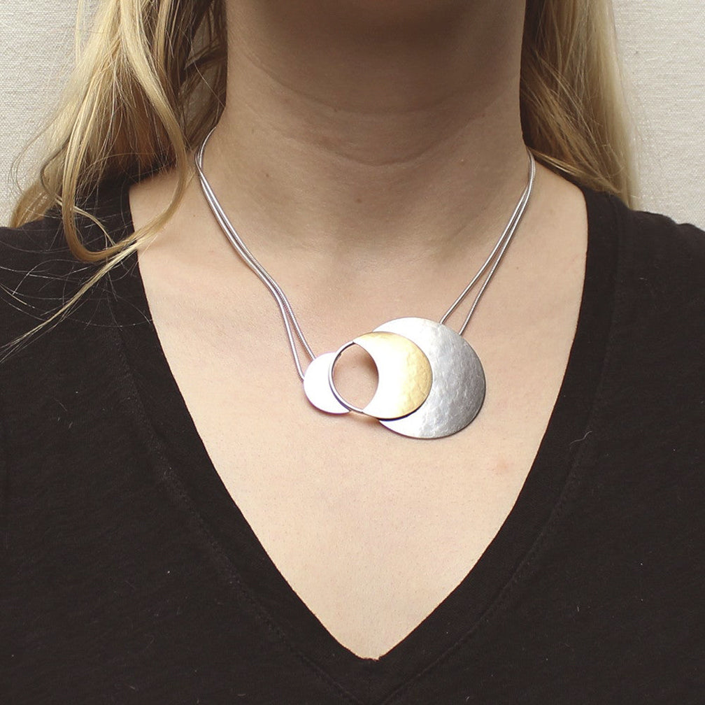 Marjorie Baer Necklace: Layered Crescents